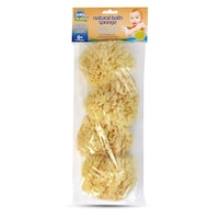 Picture of Baby Buddy’s Natural Baby Bath Sea Sponge, 4-5inch, 4pcs