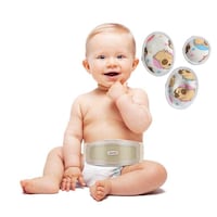 Picture of Bojee Baby Cotton Belly Button Band, Brown, Medium