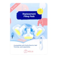 Nolla Kids Electric Nail Trimmer Replacement Head, Pack of 3 Pcs