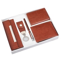 Genuine Leather 5 Piece Gift Set for Men