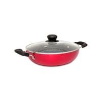 Grofers G- Happy Home Non Stick Kadhai with Induction Base, 24cm