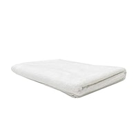 BYFT Iris 100% Cotton Bath Sheet, White, 90x180cm