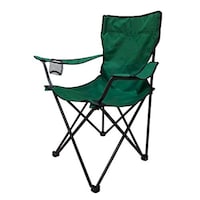 Desert Ranger Alan Outdoor Foldable Camping Beach Chair, Green