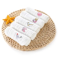 Picture of Shinena Cotton Washcloths Towel for Infants, 5pcs
