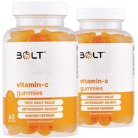 Bolt Vitamin C Immune Support Gummies Designed for Defense, 2pcs