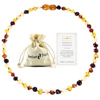 Picture of Amber Necklace (Unisex) Certificated Natural Baltic Amber 13Inch.