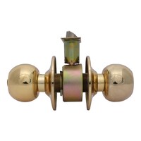 Robustline Door Lock Knobset 587 PBET, 60mm Latch - Gold