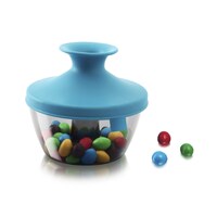 Tomorrow's Kitchen Popsome Candy and Nuts Dispenser, Blue