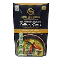 Blue Elephant Thai Curry Sauce Yellow Curry, 300g - Carton Of 6 Pcs