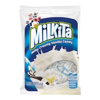 Milkita Creamy Vanilla Candy, 4g - Carton Of 360 Pcs