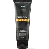 Bombay Shaving Company Charcoal Face Scrub, Black, 100grams