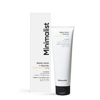 Minimalist 7% ALA & AHA Brightening Face Wash with Vitamin B5, 100ml
