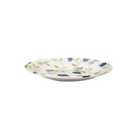 Picture of Claytan Floral Printed Plate, Blue & Green, 21cm - Carton of 48 Pcs
