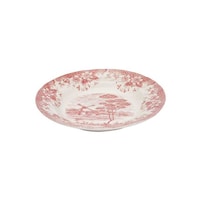 Claytan Windmill Printed Soup Plate, Pink, 24cm - Carton of 47 Pcs