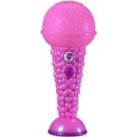 Ekids Trolls World Tour Sing Long Karaoke Microphone for Kids, Pink