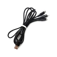 Influence Germany 3 In 1 Fast Charging Cable, Black
