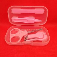 Baby Manicure Sets Nail Care Tools w Stainless Steel Travel Case Nail Cleaning