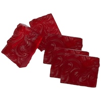 GlowMe Homemade Red Wine Soap, Pack of 5