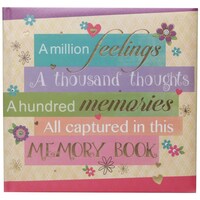 Archies SNB-14 Hard Bound Scrapbook, 192 Pages