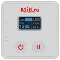 MiKro CO2 Monitor Plus 2nd Gen Air Quality Meter and Gas Detector, MGM 101+