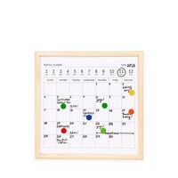 Kikkerland Mini White Board Calendar, Multicolour