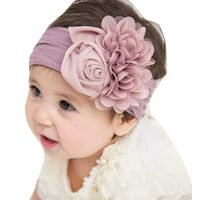 Picture of Kekeda Premium Baby Girls Flower Nylon Headbands