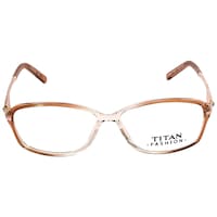 Titan UV Protected Brown Rectangle Unisex Spectacle Frame
