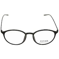 Picture of Titan UV Protected Black Round Unisex Spectacle Frame