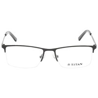 Picture of Titan UV Protected Black Rectangle Men Spectacle Frame