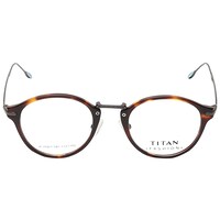 Picture of Titan UV Protected Brown Round Men Spectacle Frame