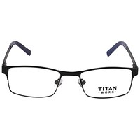 Picture of Titan UV Protected Black Rectangle Unisex Spectacle Frame