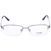 Picture of Titan UV Protected Silver Rectangle Unisex Spectacle Frame
