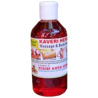 Mysore Kaveri Herbal Massage and Back Pain Oil, 250 ml