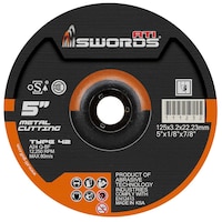 ATI Swords Metal Cutting Disc, 5 Inch, 125x3.2x22.23
