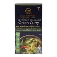Blue Elephant Thai Premium Cooking Set Green Curry Paste, 95g - Carton Of 12 Pcs
