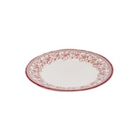 Picture of Claytan Floral Printed Ceramic Dinner Plate, Red, 26cm - Carton of 54 Pcs