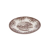Picture of Claytan Windmill Printed Ceramic Dinner Plate, Brown, 26cm - Carton of 58 Pcs