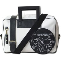 Strutt Wild and Free Travel Duffel Bag, Black and White, 18inch