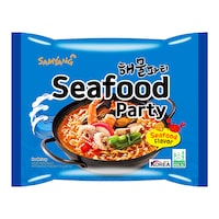 Samyang Sea Food Party Fried Noodles, 125g - Carton Of 40 Pcs