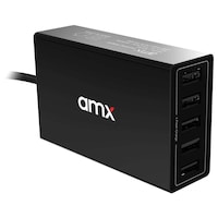 AMX XP 50 Smart USB Charger with QC 3.0, Jet Black