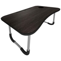 Picture of Star Deal MDF Foldable Laptop Table, Brown