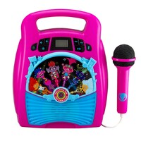 Ekids Trolls World Tour Karaoke Machine with Bluetooth for Kids, TR-553