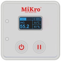 MiKro IAQ Monitor Plus 2nd Gen Air Quality Meter and Gas Detector, MGM 102+