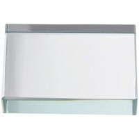 Durable Glass Slab, Transparent, 18 x 60 x 100 mm