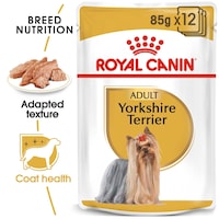 Royal Canin Breed Health Nutrition Yorkshire Adult Wet Food, 85g, Box of 12 Pouches
