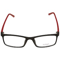 Picture of Titan UV Protected Black Rectangle Men Spectacle Frame