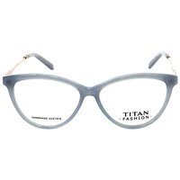 Picture of Titan UV Protected Grey Cat Eye Unisex Spectacle Frame