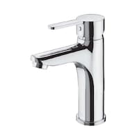 Picture of BURG Single Top Lever Wash Basin Mixer, Silver