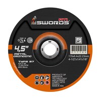 ATI Swords Metal Grinding Disc, 4.5 Inch, 115x6.4x22.23