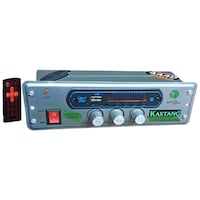 Picture of Kaxtang Mini Bluetooth Car Stereo, Silver, Single Din, 260 Watts